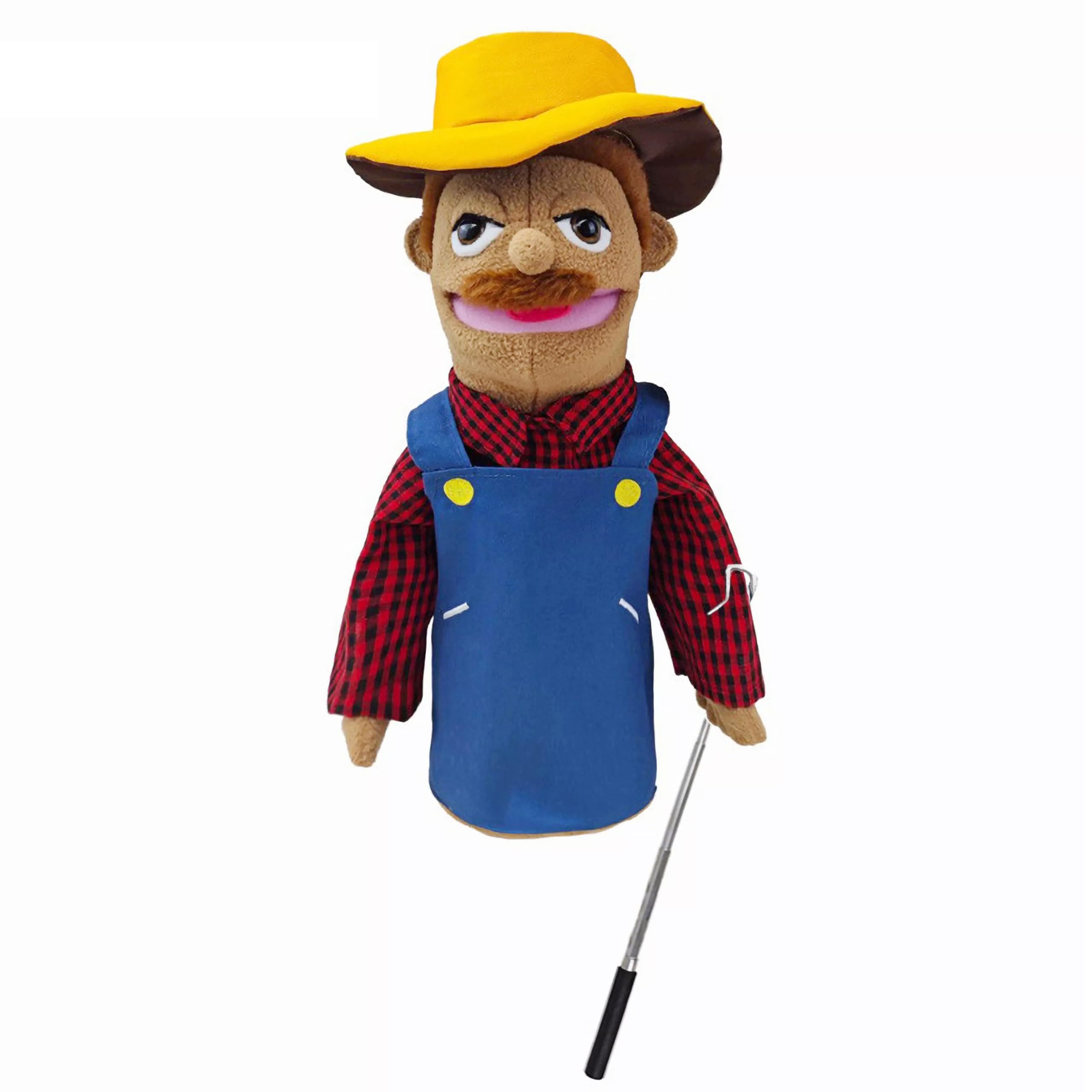 LOMTRATS Theater Hand Puppets for kids,Includes Teacher, policeman, farmer, pirate, detective