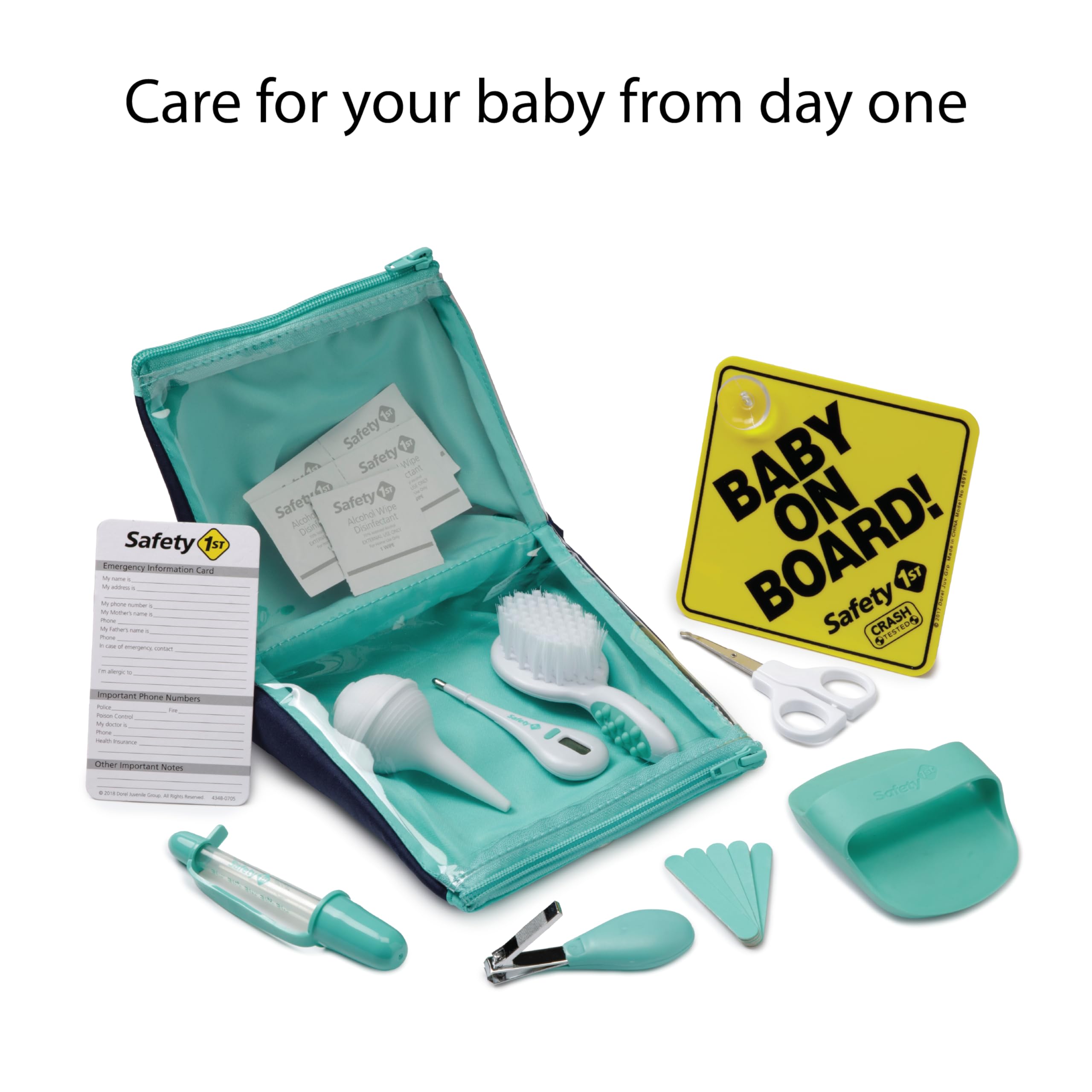 Safety 1st Home from The Hospital Kit pour nouveau-né, essentiels pour bébé, écume de mer