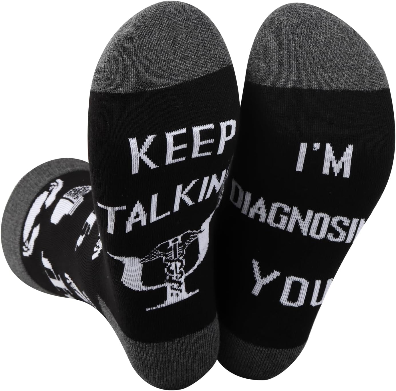BDPWSS Psychologist Socks Keep Talking I'm Diagnosing You Gift For Therapist Psychologist Psychology Counselor Psychiatrist