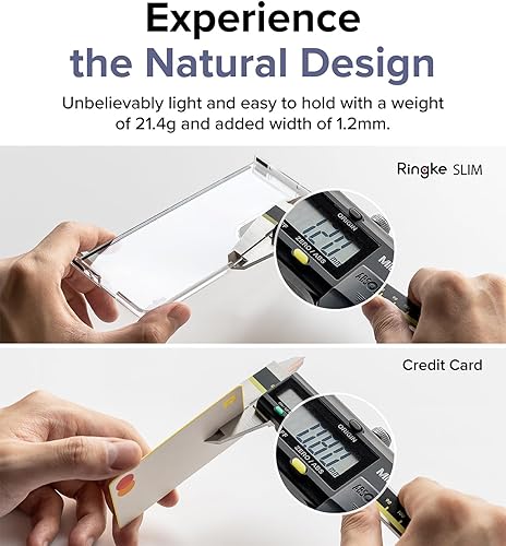 Miniatura 6 de Ringke Funda delgada compatible con Samsung Galaxy Z Fold 5 [transparente mate] + doble película fácil compatible con Samsung Galaxy Z Fold 5