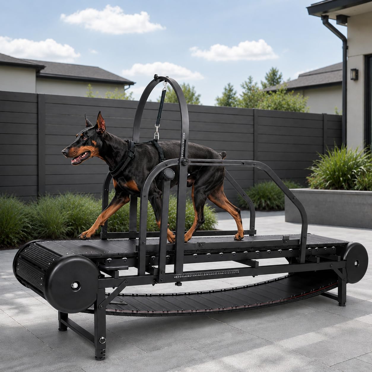 Dog Treadmill for Large Dogs with Manual Brake &amp; Timer, 18" Usable Width