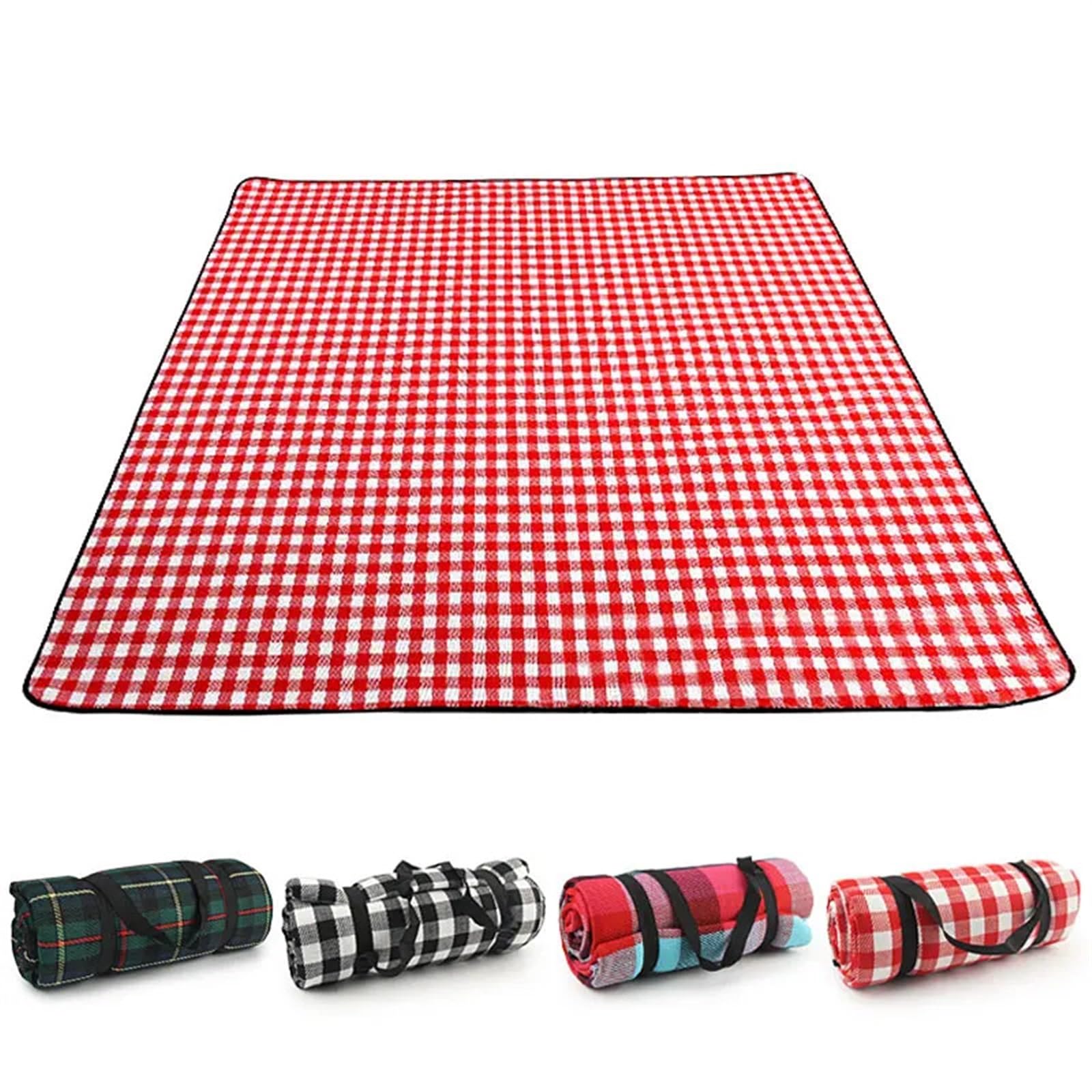 Coperta da Picnic Impermeabile Tappetino pieghevole Coperta morbida impermeabile for esterni da picnic scozzese spiaggia per picnic campeggio spiaggia esterno(B)