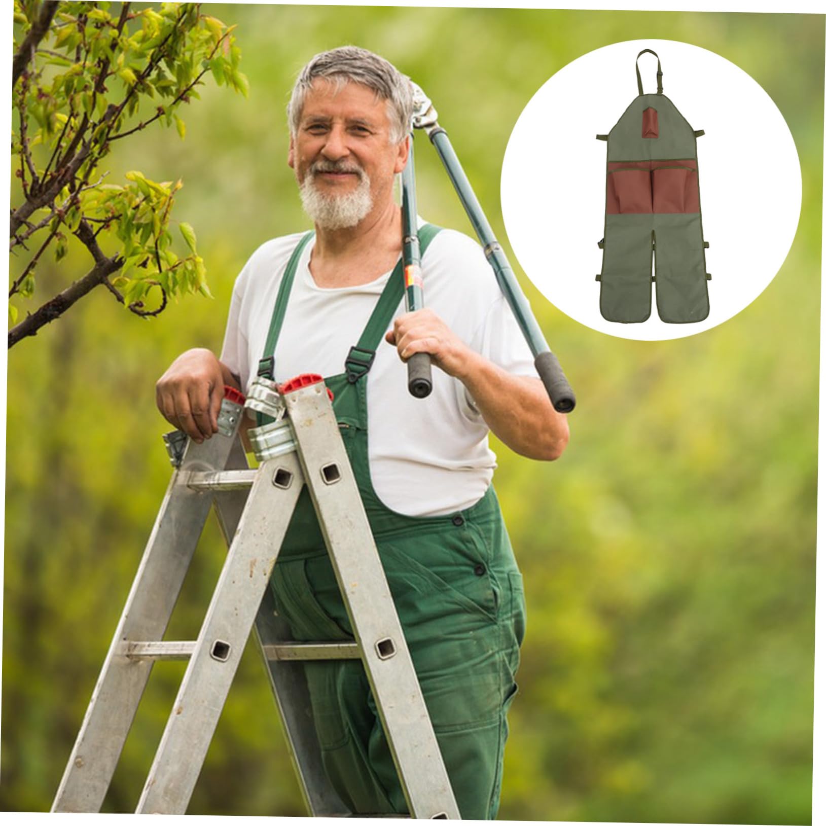 Grembiule Da Giardinaggio Oxford Con Pockets e Resistente Per Uomini e Donne Per Potatura e Raccolta Di Verdure Con Tasche Multiple