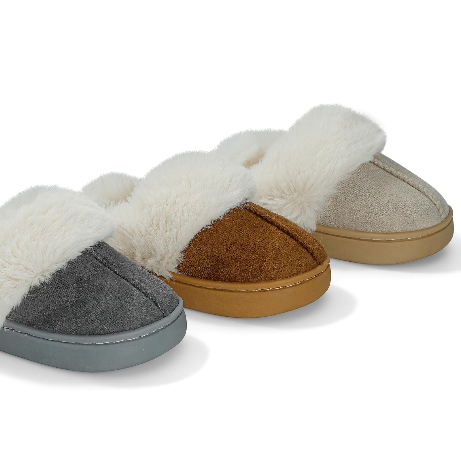 LACOFIA Chaussons Hiver Filles Garçons Pantoufle Peluche pour Enfant Chaussures Chaud de Maison Chausson Antidérapantes Super Doux