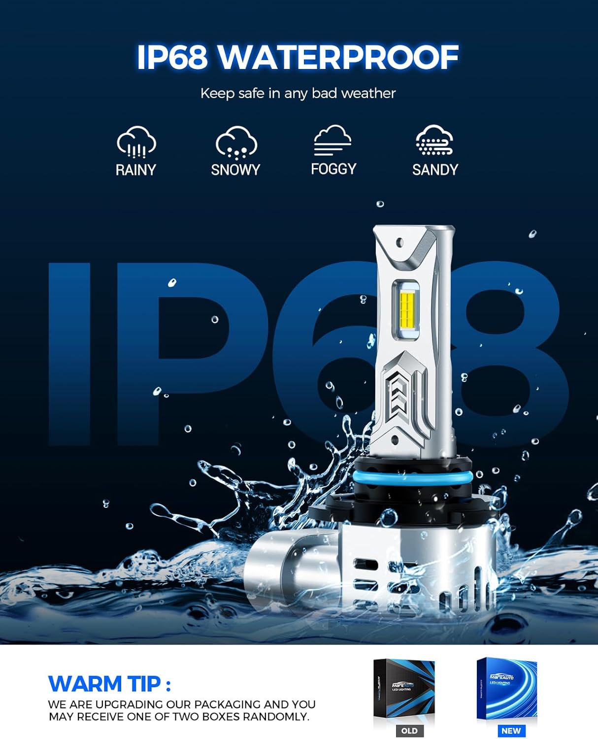 Marsauto - 9005 9006 Halogen Headlight Bulb - High-Performance Car Headlight - Halogen Light with No Glare - for Automotive - 4 Bulbs