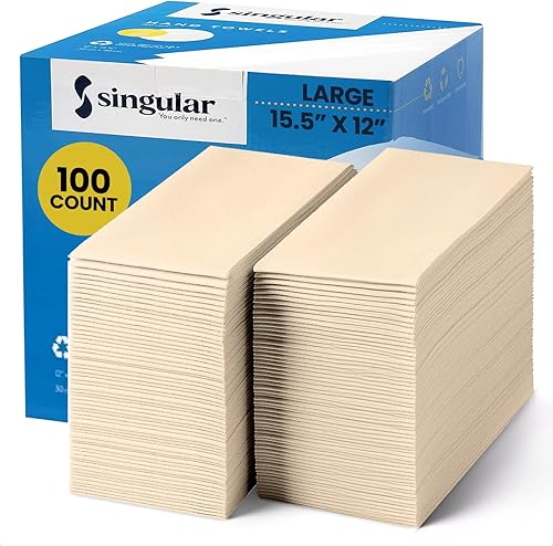 Miniatura 8 de AMERICAN HOMESTEAD - Toallas de mano desechables  Servilletas de invitados similares al lino negro  Toallas de papel de baño premium para invitados