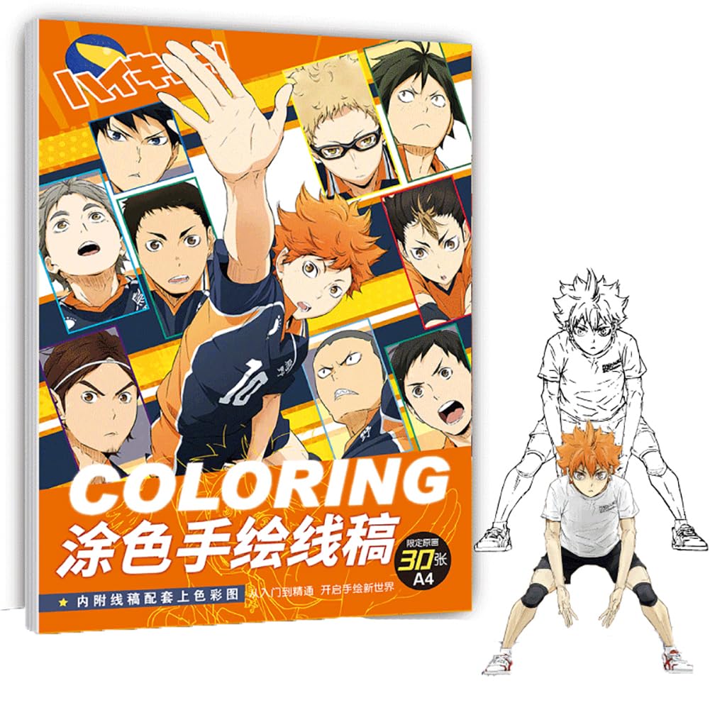 ハイキュー!!　複製　イラスト色紙　書店　影山飛雄　日向翔陽 Amazon.co.jp: ハイキュー 塗り絵 手描き本 日向翔陽 影山飛雄