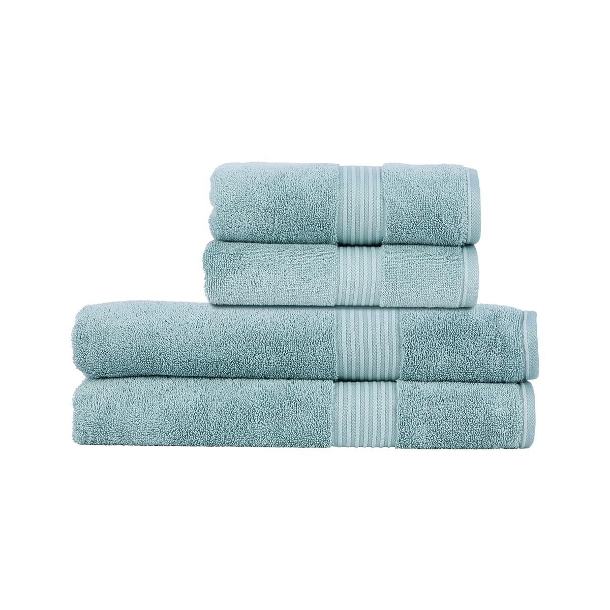 Christy Supreme Hygro 2 Hand Towels Set | Blush Pink | 100% Luxury Supima Cotton | Ultra Soft | Super Absorbent | 650GSM | Plush and Long Lasting — view 122
