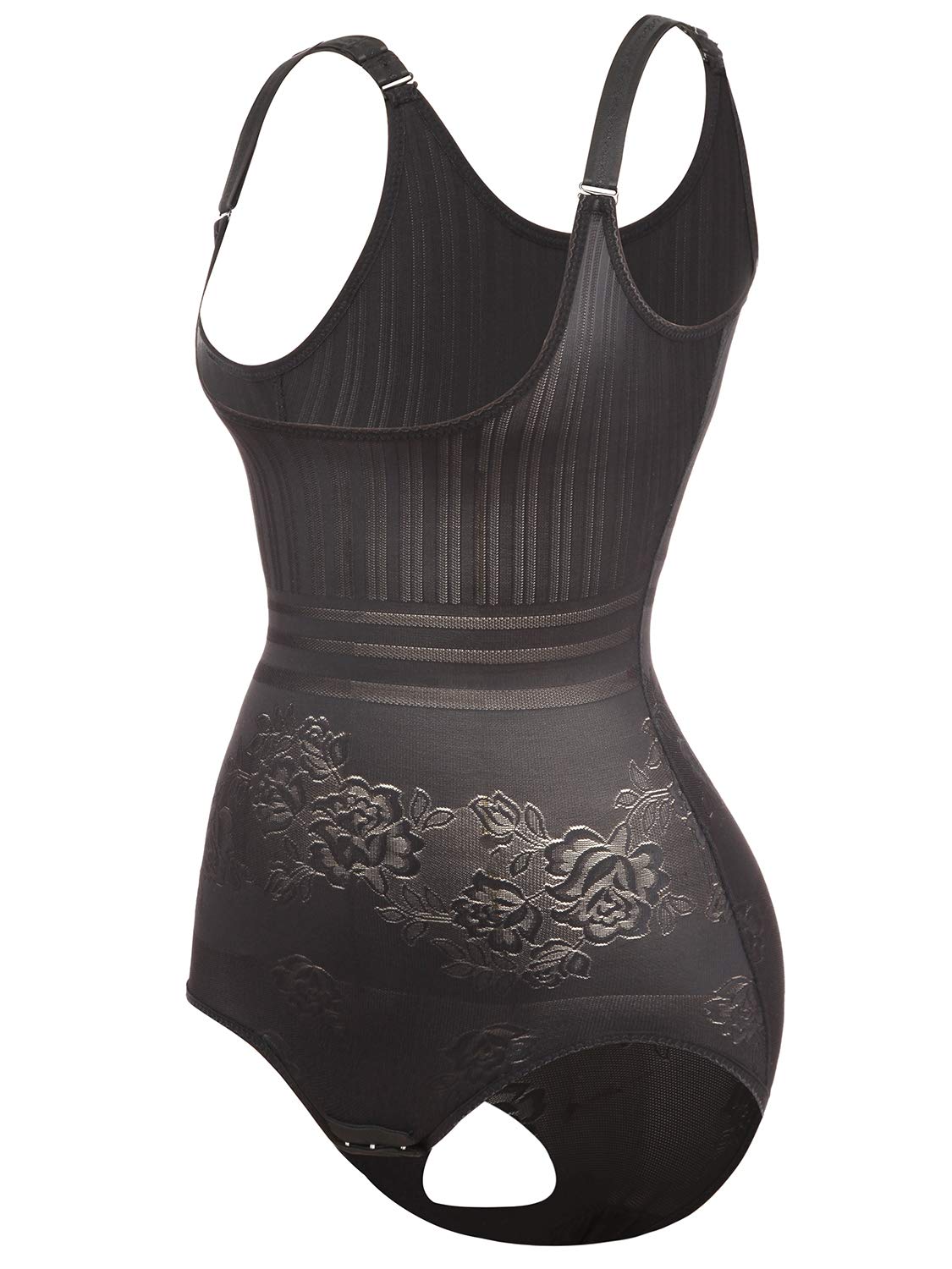 SLIMBELLESeamless Target Firm Tummy Control Shapewear Bodysuit Open Bust Full Body Shaper for Dresses