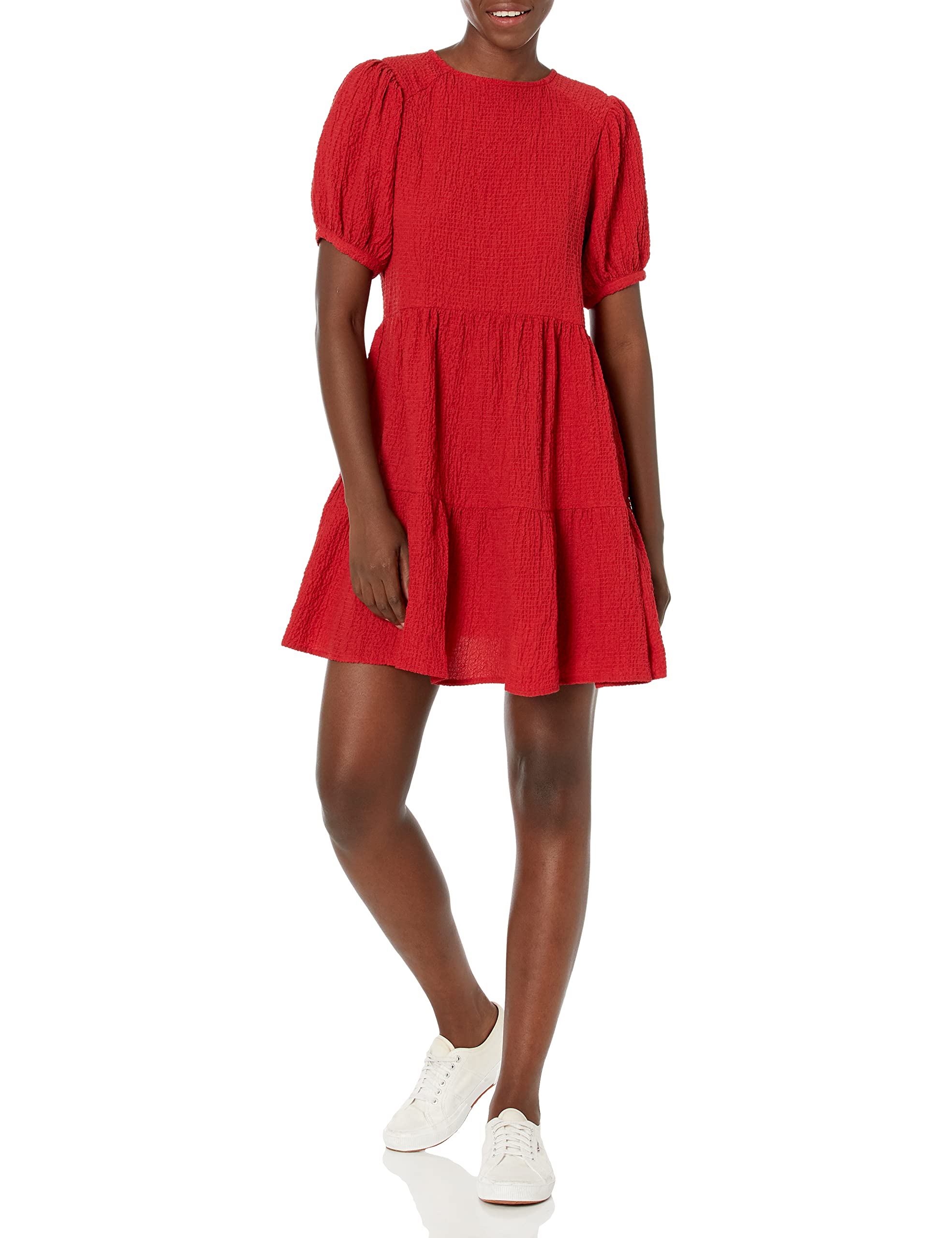 Desigual Women's Vest_Luna 3007 Burgundy Casual Dress, Red, S