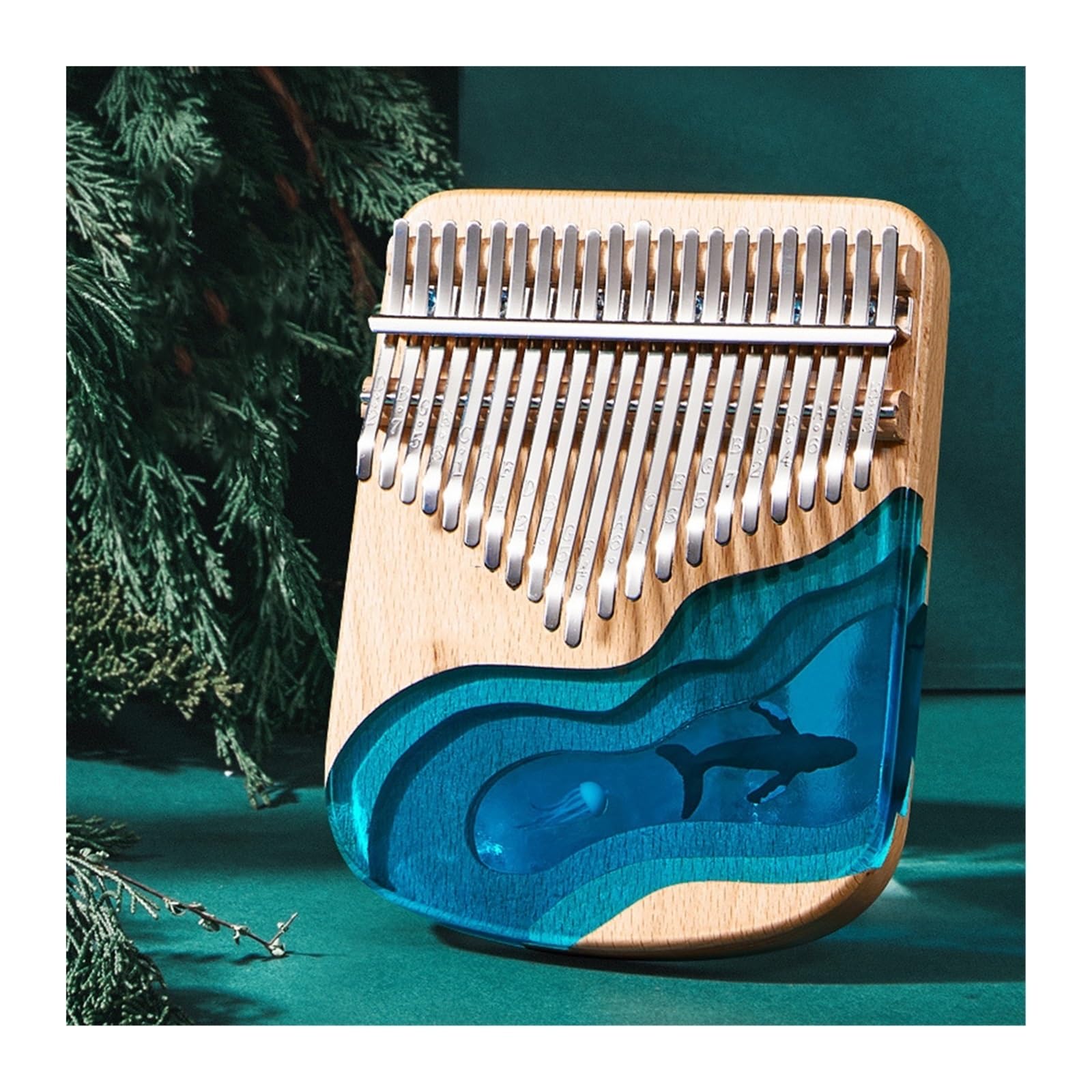Kalimba Kalimba 17-tonowy dwupalcowy instrument fortepianowy kciukowy dla początkujących kalimba