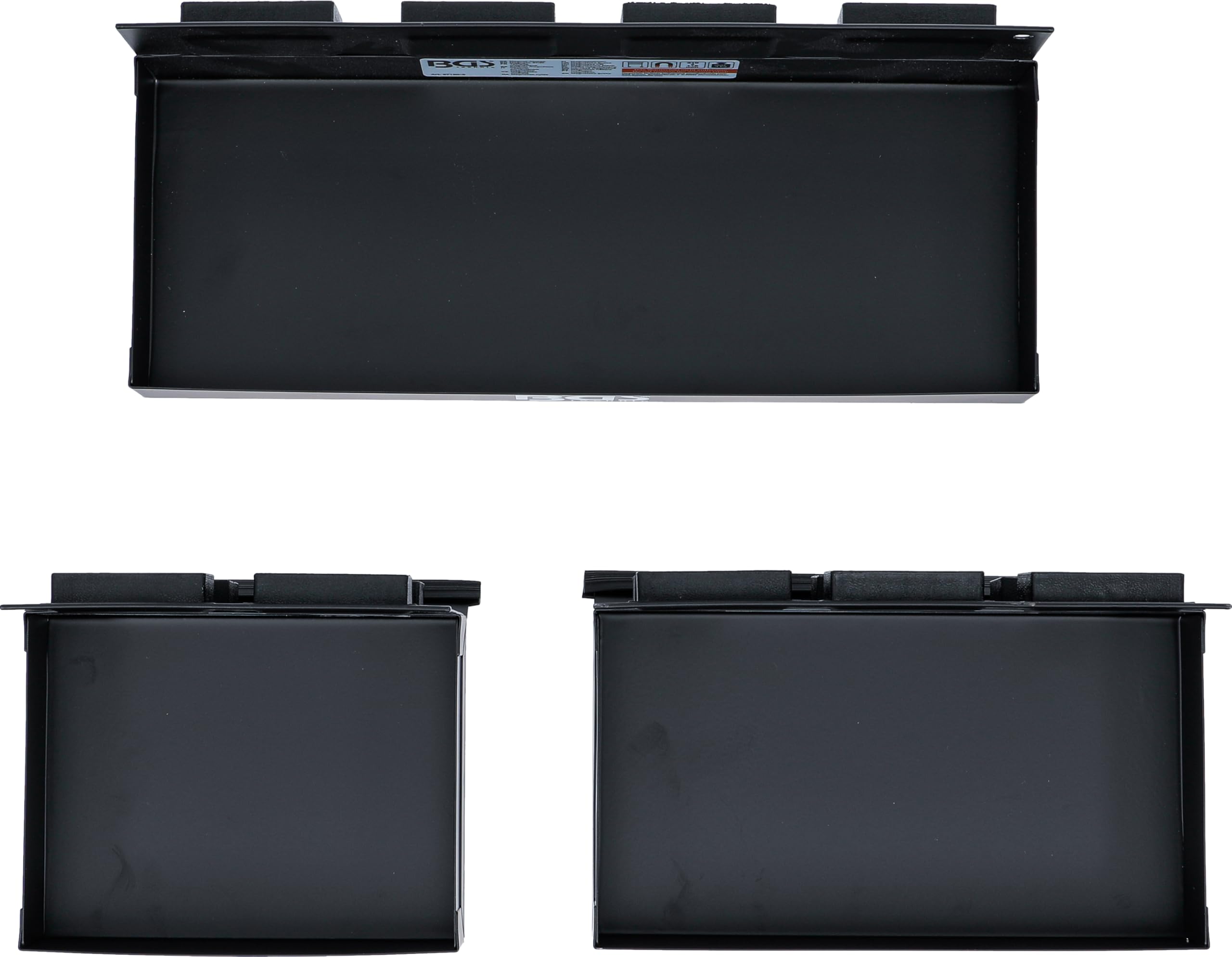 BGS 67150 | Jeu de tablettes magnétiques | 150/210 / 310 mm | 3 pièces