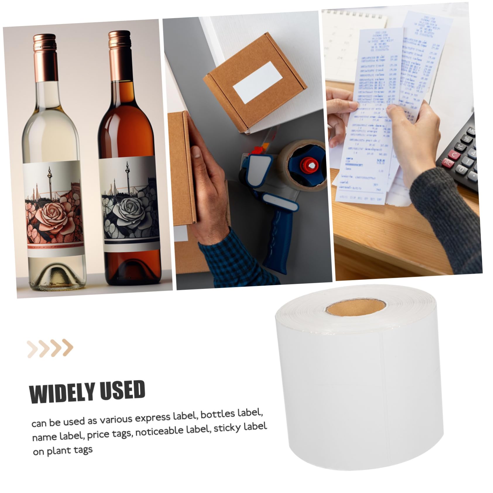 Étiquettes Autocollantes à Imprimer Papier Blanc 500 Pièces