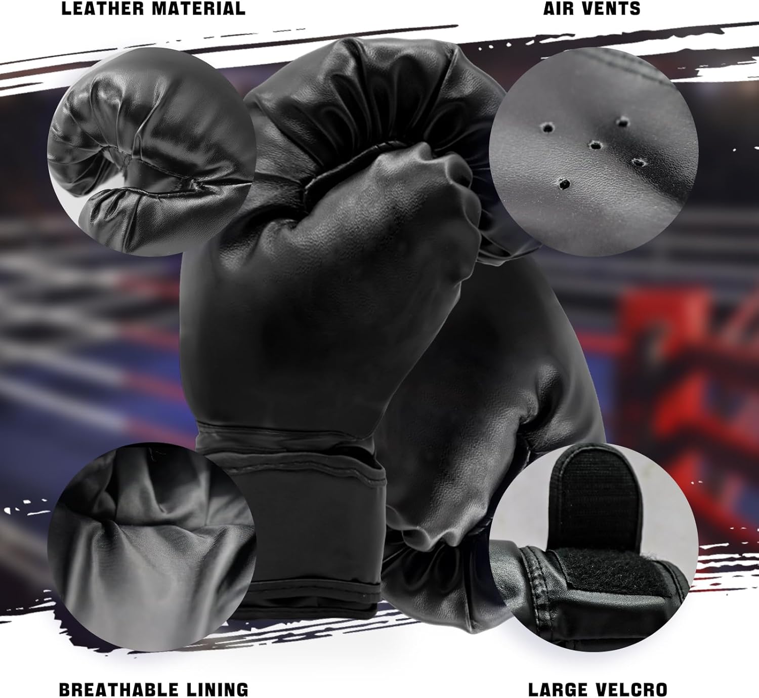 14 Pcs Boxing Set Boxing Equipment Set for Beginners Including 2 Pair of 6 oz Boxing Gloves Headgear Helmet Hand Wraps Mouth Guards Gifts for Adults Youth Beginners Training Equipment