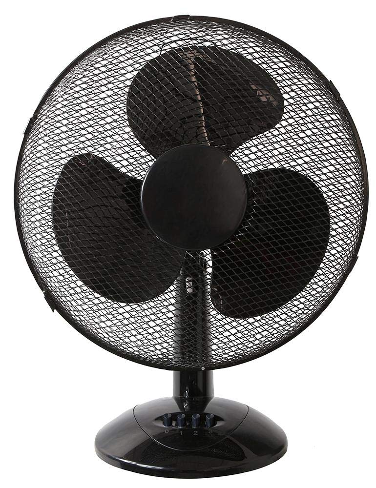 Pro Elec Black Pel01923 16" Desk Fan,