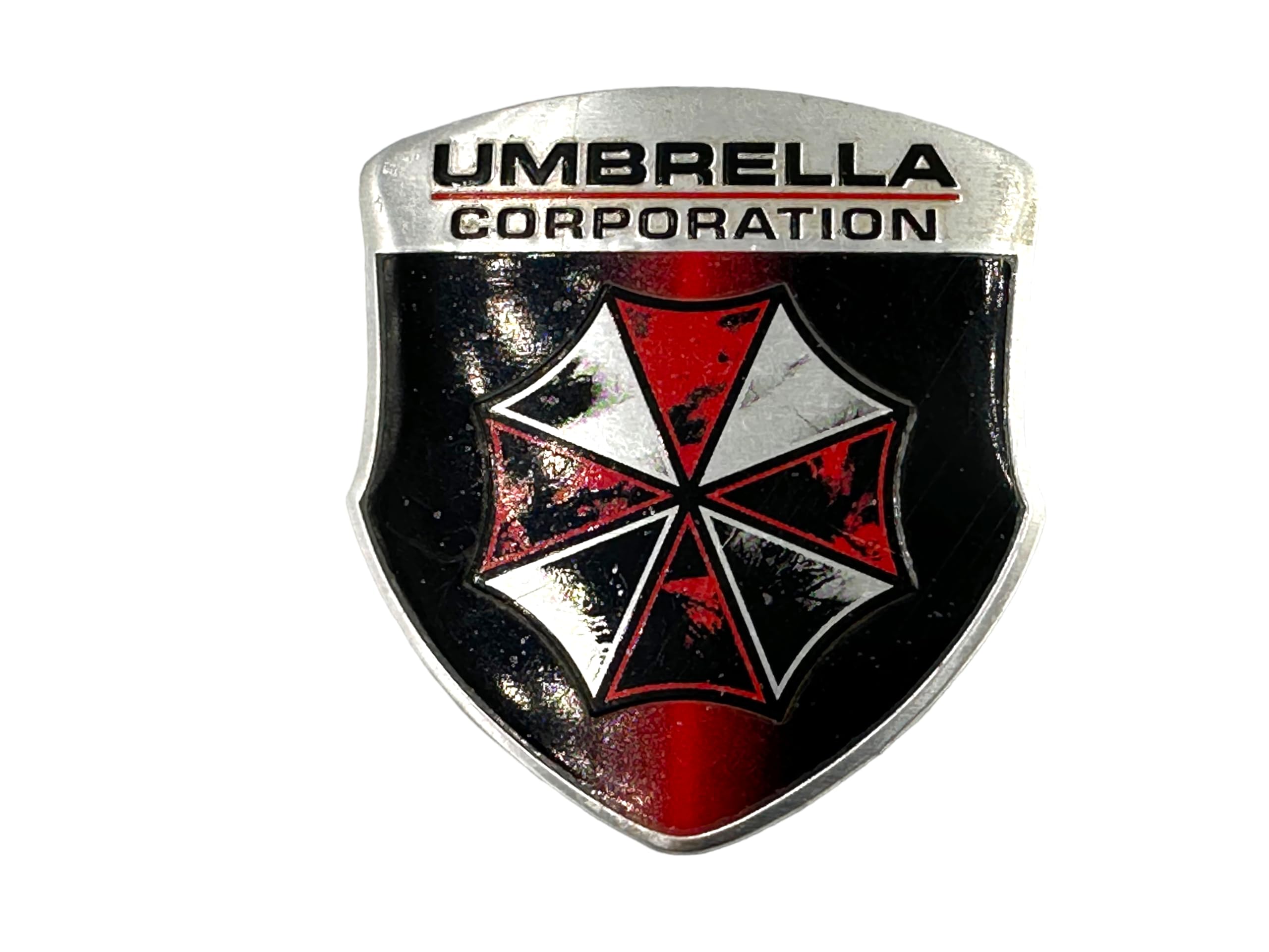 Umbrella Corporation Shield Metal Car Sticker Cosplay Badge Decal Adhesive