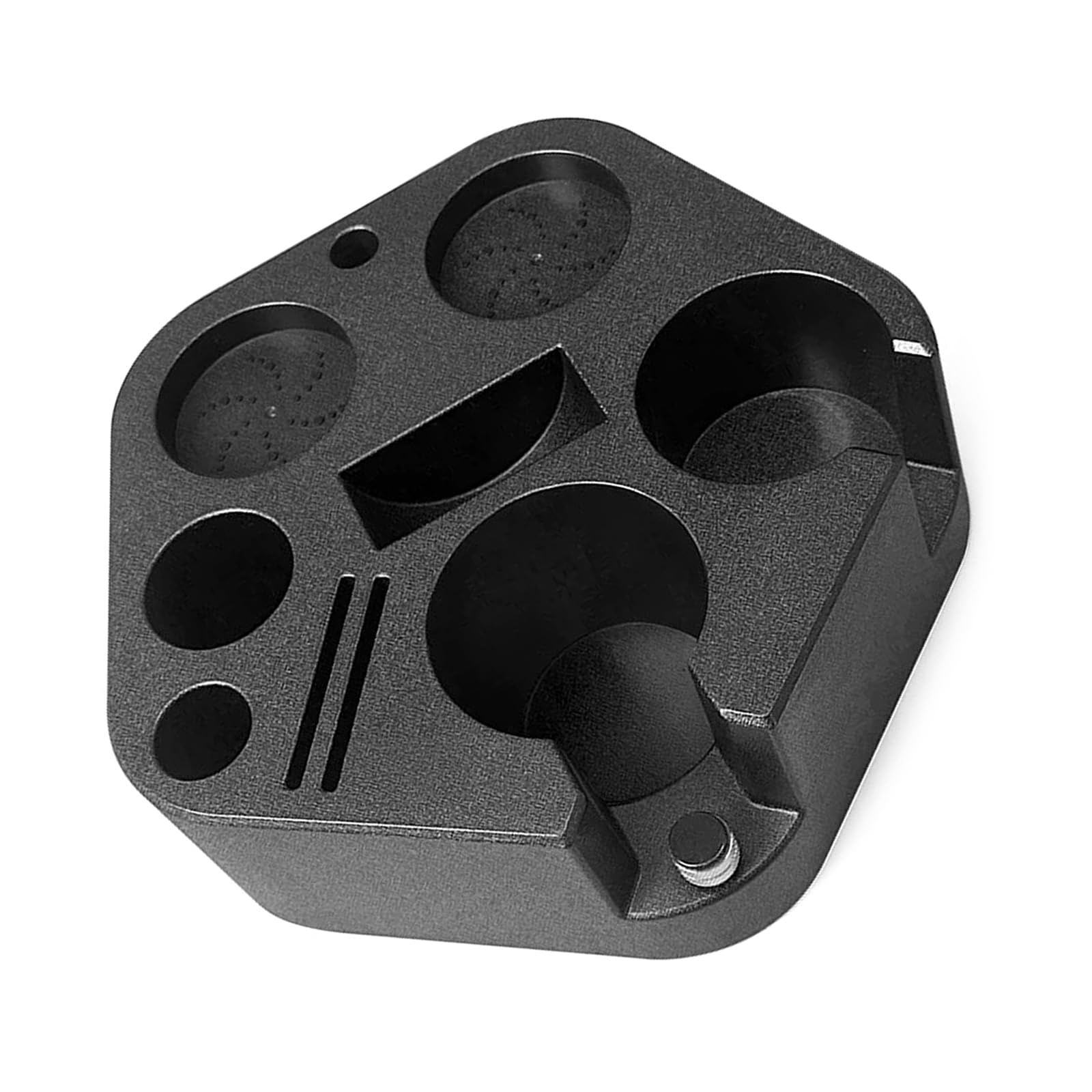 Shurhome Espresso Tamping Station Organizers Coffee Tamper Holder for 51mm / 58mm Epsresso Portafilter Tools Organzier Tamper Holder