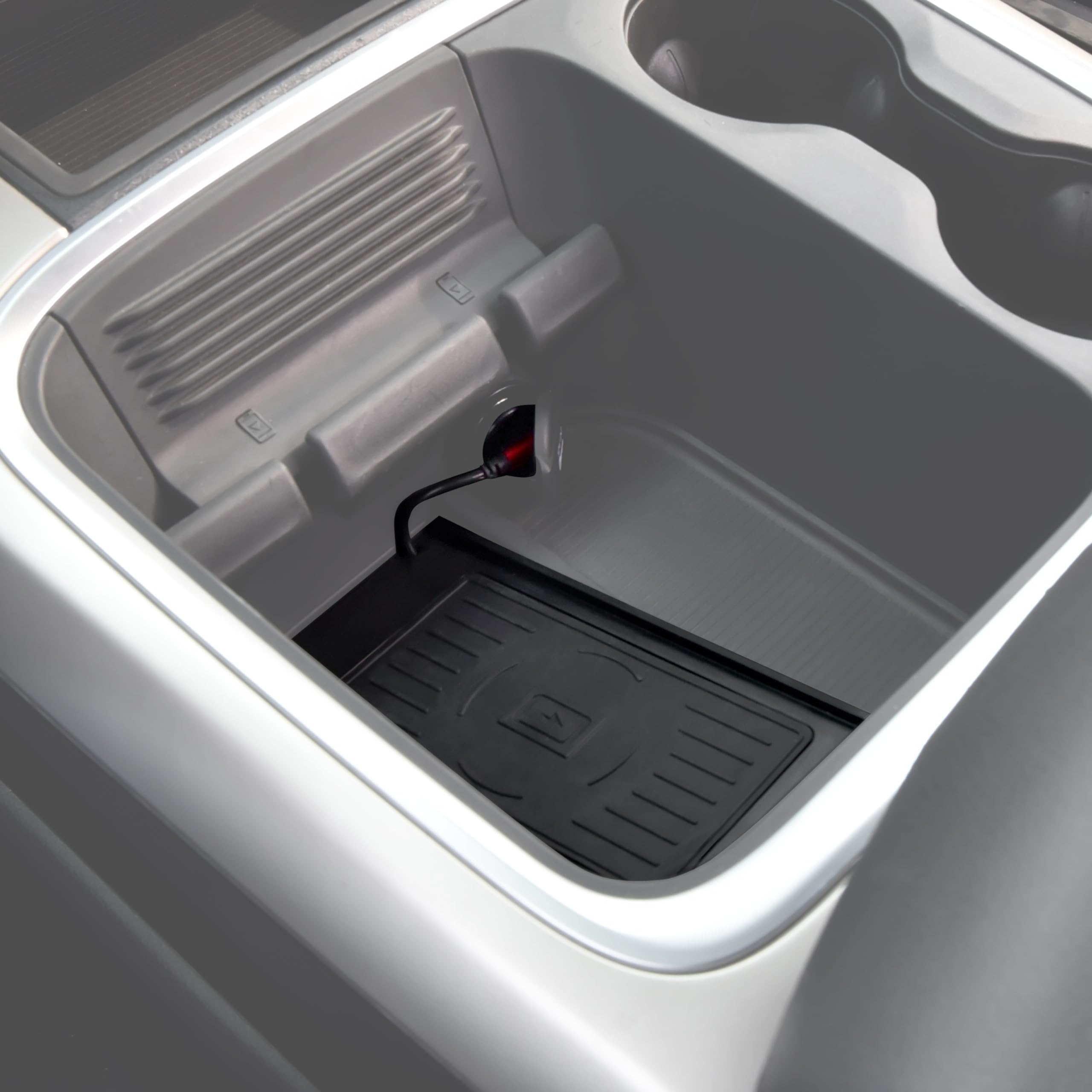 Cargador inalámbrico de coche para consola central de carga para Dodge Ram 1500 2009-2018, accesorios