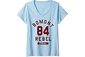 Footloose Bomont Rebel 84 Logo V-Neck T-Shirt