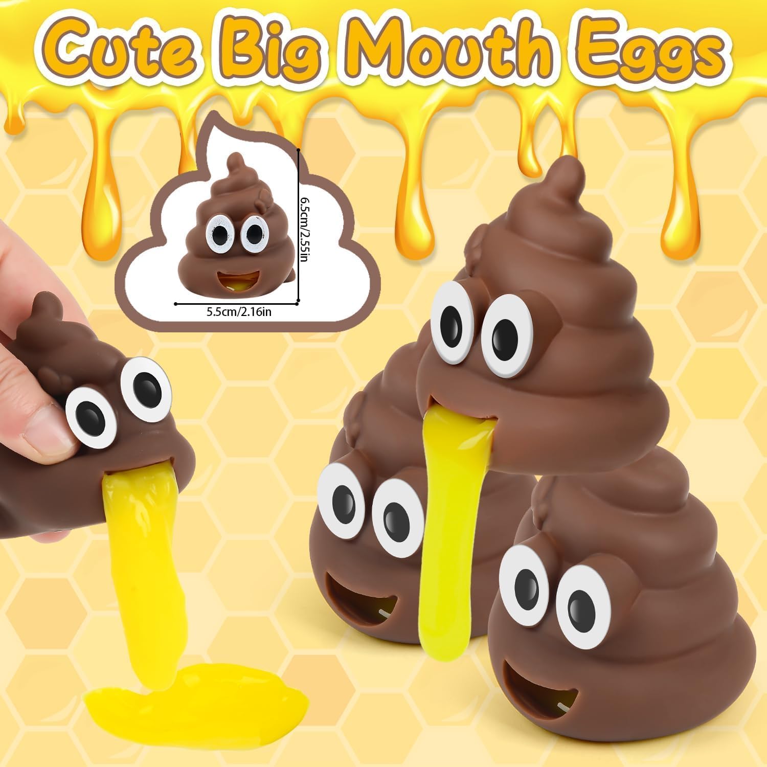 Vomiting Poo toy (A), 5cm x 6.5cm - Image 4