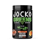 Jocko Fuel Daily Greens Powder - Premium Organic Greens Superfood Powder for Gut Health, Digestion, Bloating, Immune Support with Spirulina, Chlorella, Digestive Enzymes, & Probiotics - 30 Servings