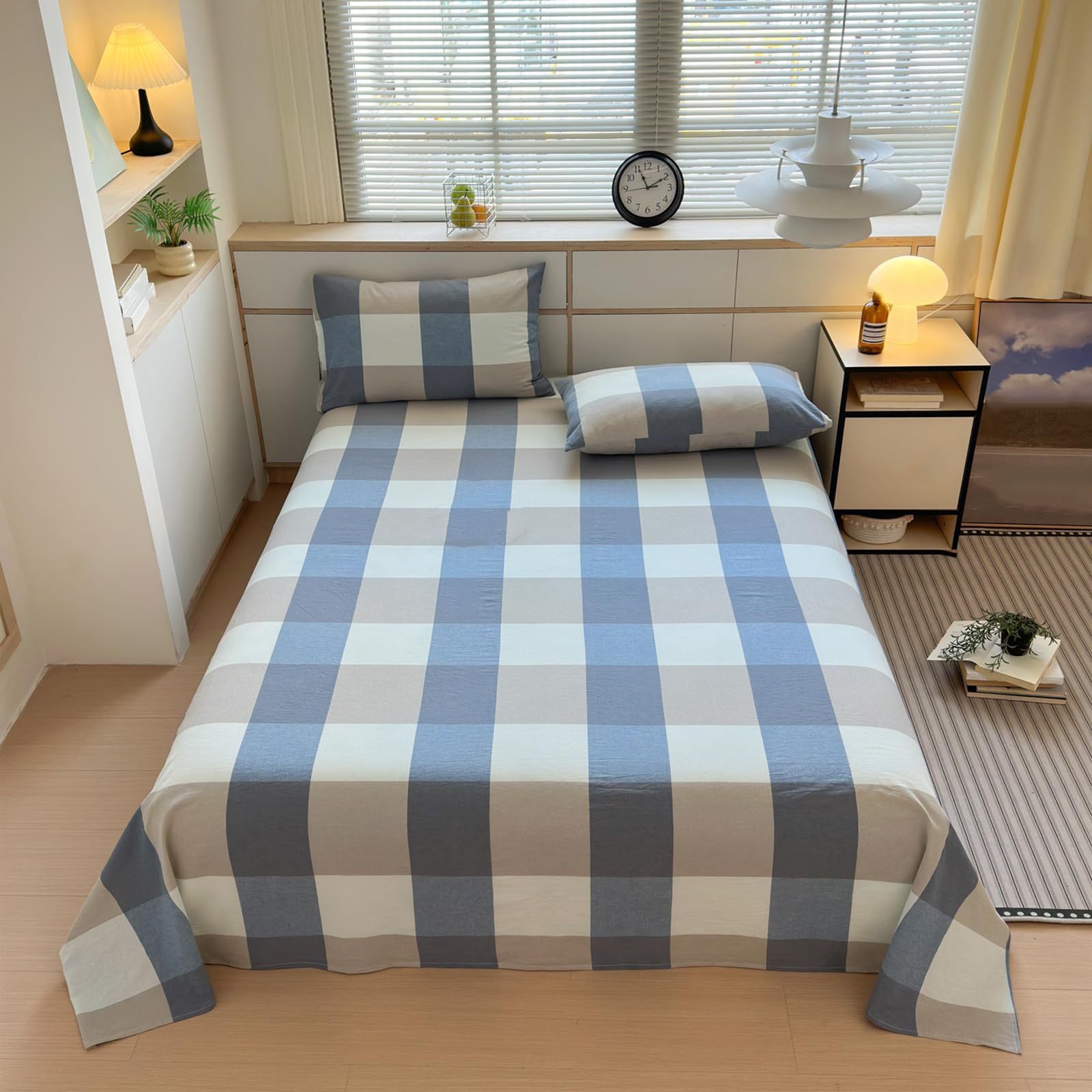 Bettlaken 245x270cm Baumwolle Extra großes Bettlaken