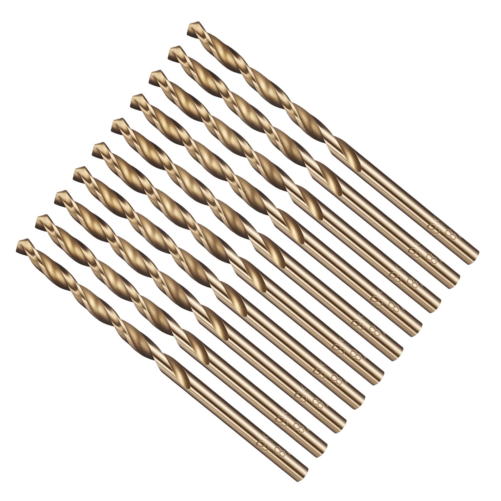 CoCud 2.8mm Drill Bit 7/64" Cutting Diameter 4241 HSS for Wood 10-Pieces