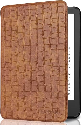 CoBak Case for All New 6 Inch E-Book Reader 2024 and 2022 11 Generation - PU Leather Smart Cover, Auto Sleep and Wake, Premium Protective CaseNot Compatible with MeeBook