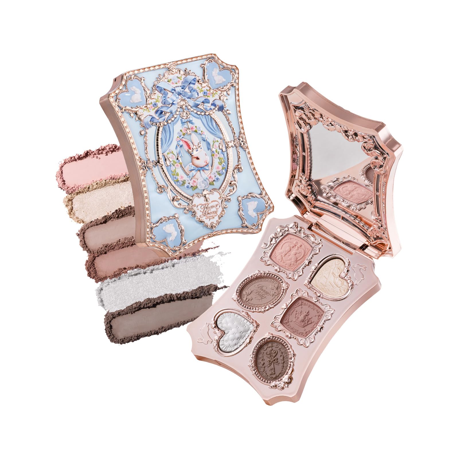 Amazon.com : Flower Knows Bunny Garden 6-Color Makeup Palette,Soft