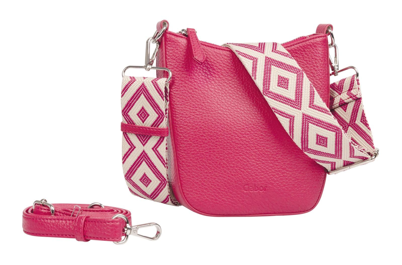 Gabor Women Linda Shoulder Bag, Pink, S