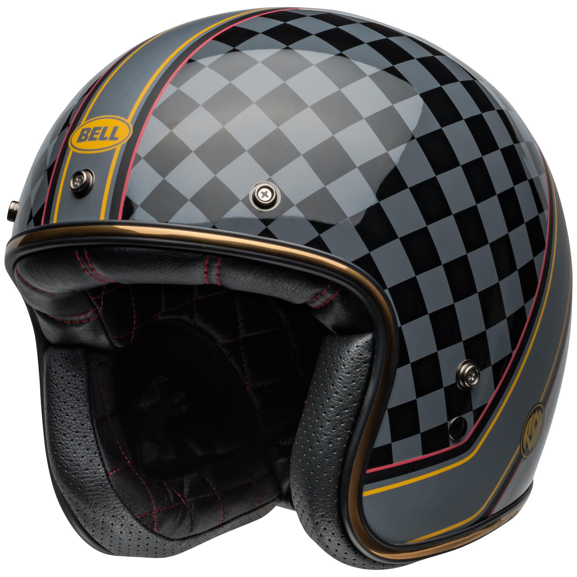 HELMET BELL CUSTOM 500 ECE6 RSD WRKRS MATTE/GLOSS BLACK/GOLD M