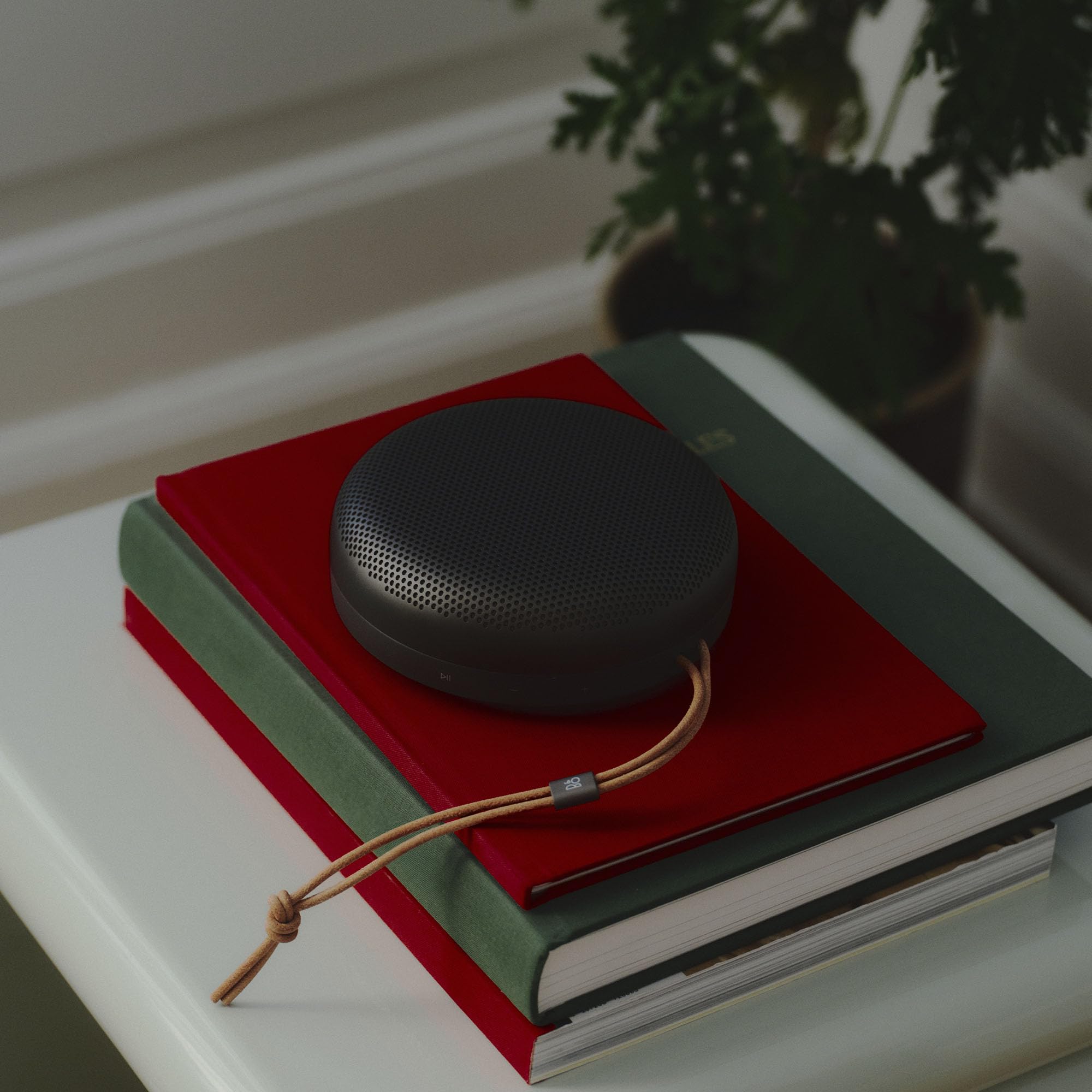 Bang & Olufsen Beosound A1(3rd Gen) – Kompakter, tragbarer Bluetooth Lautsprecher, wasserdicht nach IP67, C2C-zertifiziert, bis zu 24 Stunden Akkulaufzeit, 3 Mikrofone für klare Gespräche-Warm Granite