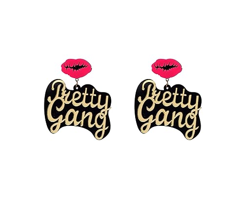 Unique Fashion House Boho and Contemporary Designed Pretty Gang Stylish and Quirky Drop Earrings for Women and Girls