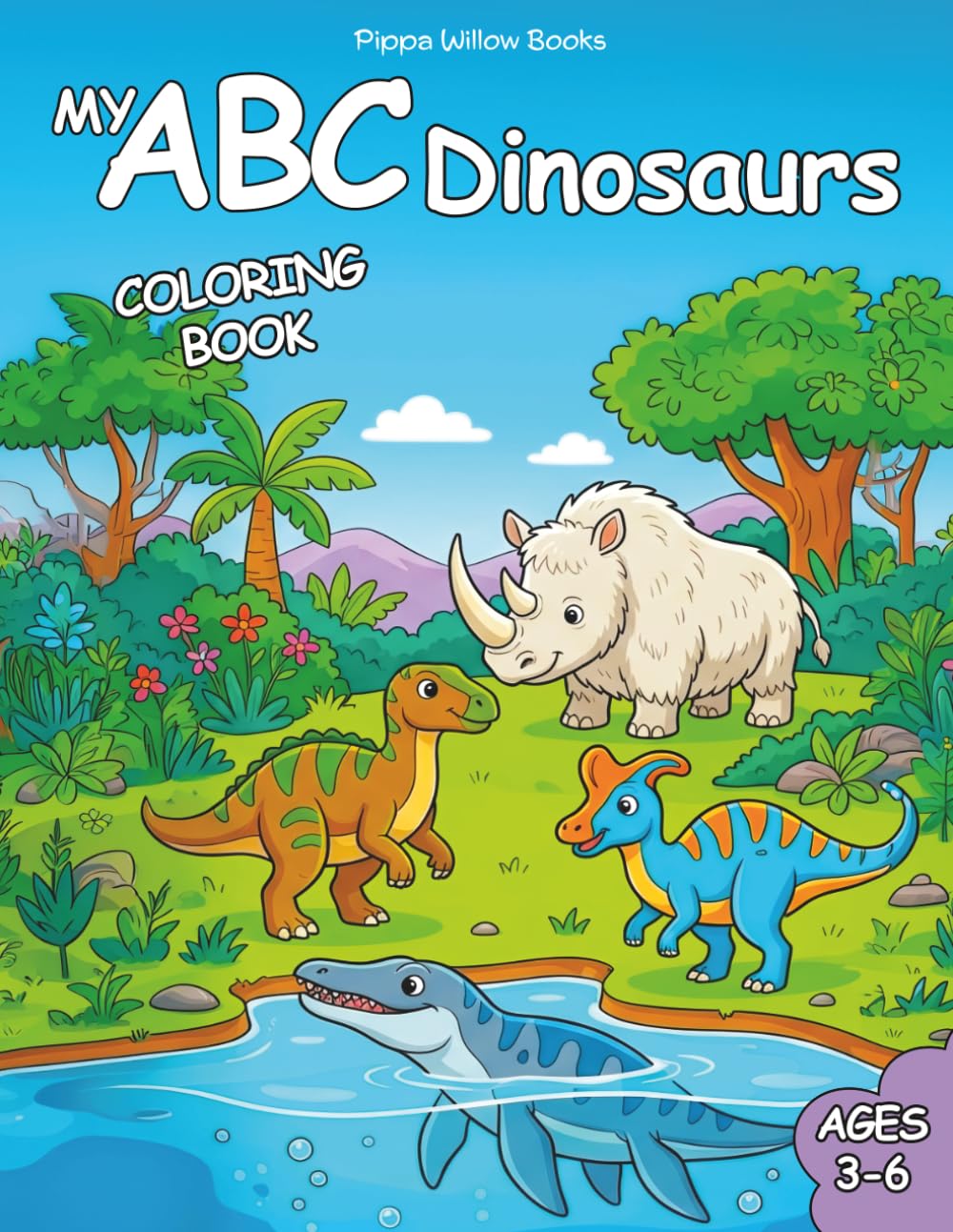 My ABC Dinosaurs: An Alphabet Coloring Book Featuring Dinosaurs for Preschool Learning Ages 3–6 (My ABC Coloring Book Series)