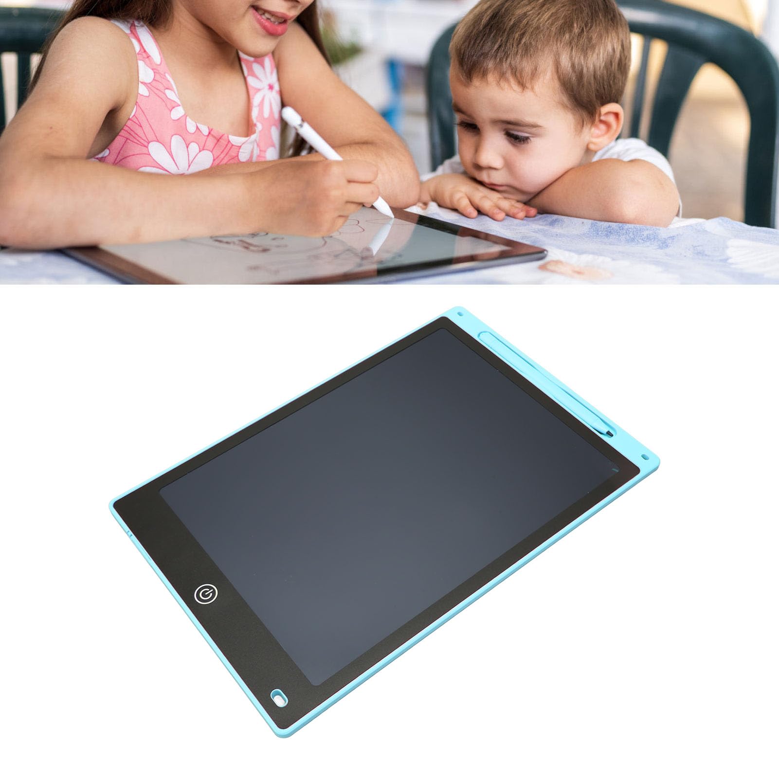 10-I LCD Writing Tablet – Erasable, Reusable Drawing Pad for Kids with Pressure Sensitivity & One-Button Erase F in (Black) (White) (Pinkish) (Dark Blue) (Elemental Blue) — view 5
