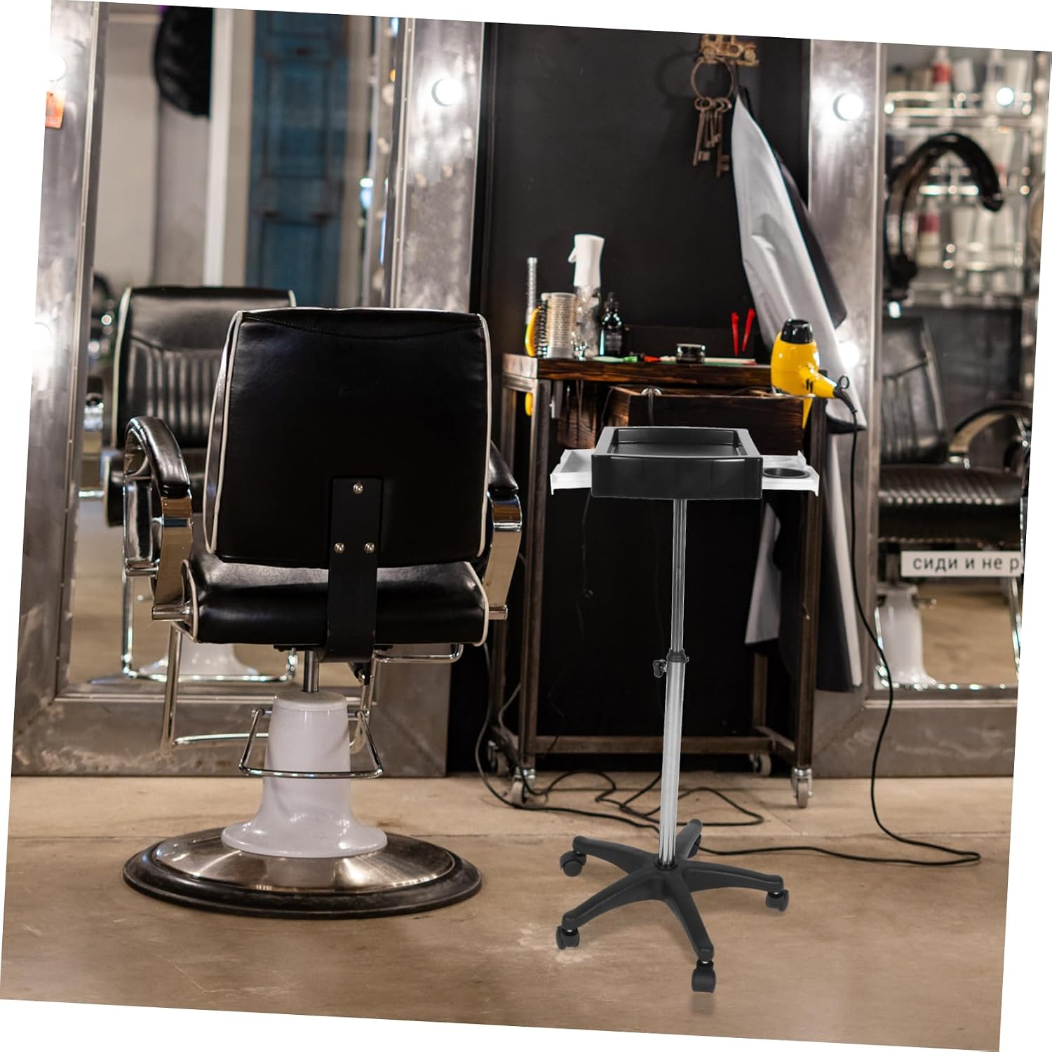 LIFKOME 1pc Hair Dyeing Tool Cart Movable Salon Supply for Hairdressers Multi-Functional Storage Rack for Hairdressing Tools for Barber Shops and Salons