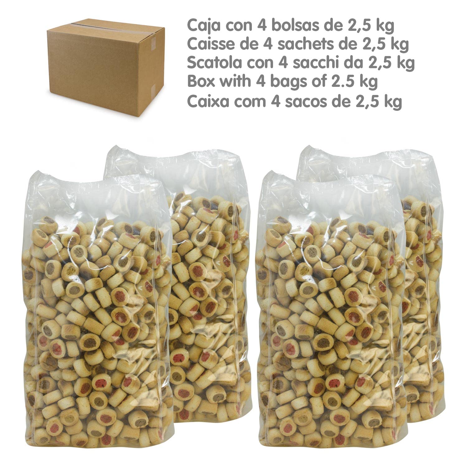 ARQUIVET Biscotti per cani "Medulas mix" - 10 kg - Snack per cani - Premi per cani