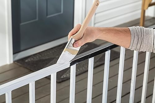 Miniatura 5 de Rust-Oleum 3504 Zinsser Cover - Imprimación a base de aceite, cuarto de galón (paquete de 6), blanco, 6 latas de pintura