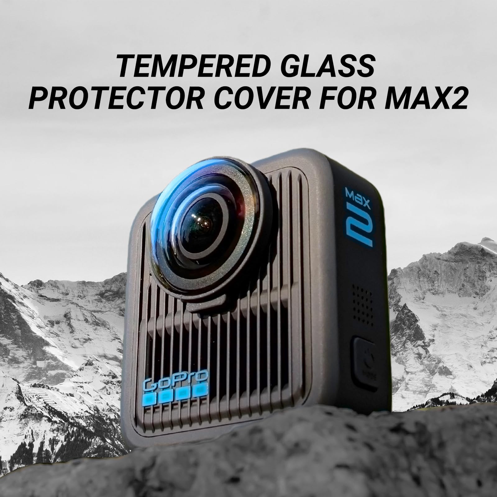 Copriobiettivo per Gopro MAX2, copriobiettivo per Go Pro MAX 2 Premium Combo Accessorie (vetro ottico)
