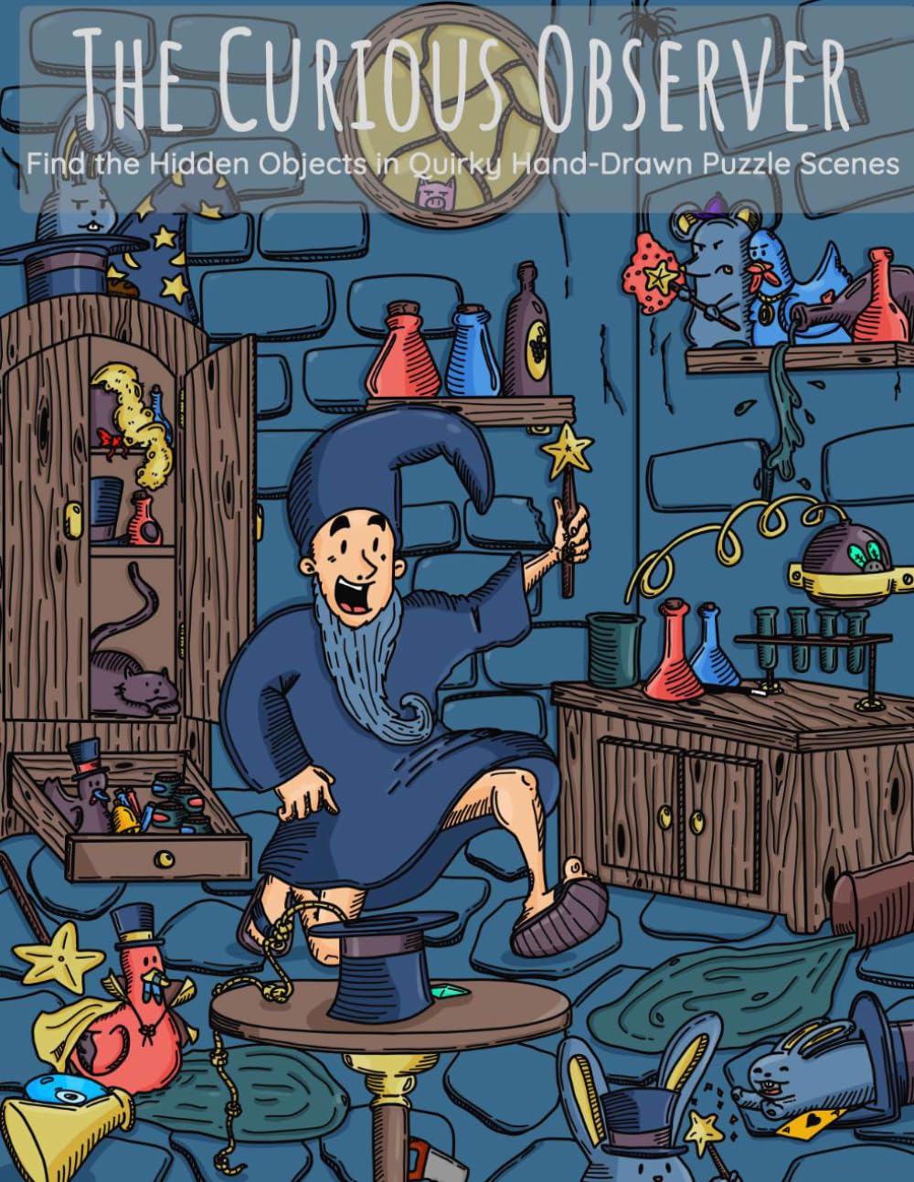 The Curious Observer: Find the Hidden Objects in Quirky Hand-Drawn Puzzle Scenes