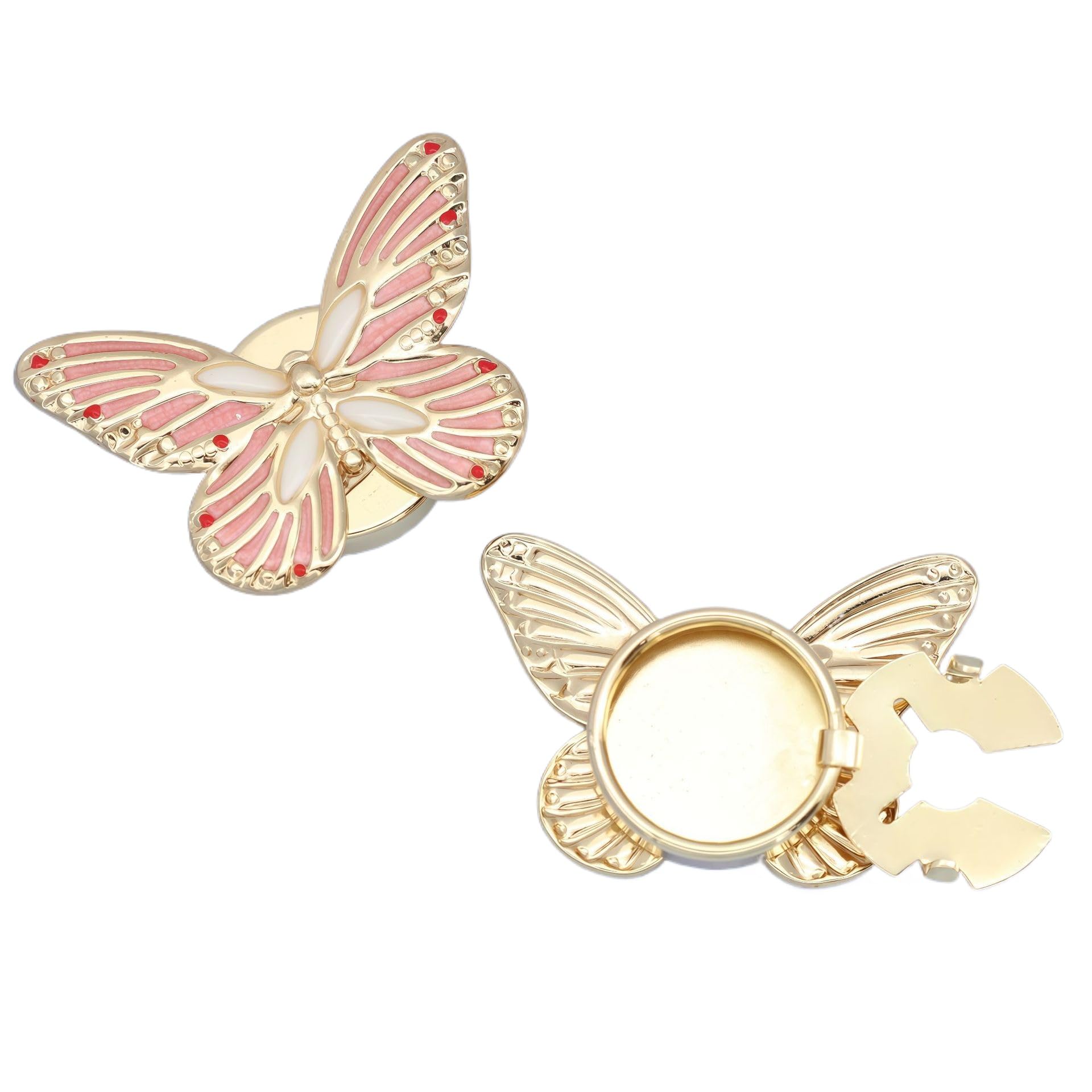 Lationday Detachable Button Covers and Cufflinks, Snap-On Clips for Formal, Business, Party, Wedding, and Tuxedo Shirts