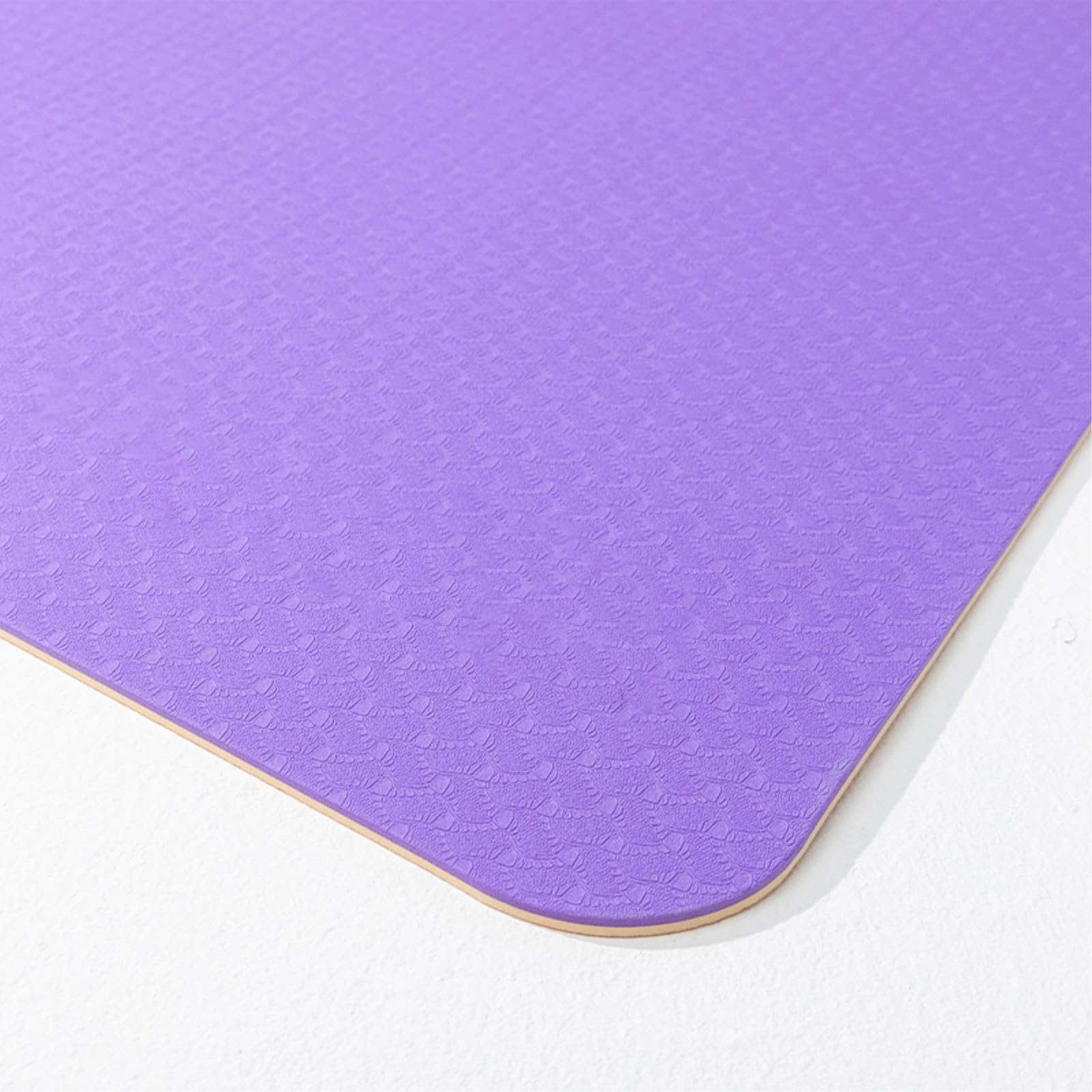 GFZMF - Tappetino da yoga in TPE da donna, extra largo, 80 cm, antiscivolo, extra spesso, 8 mm, per allenamento a casa, grande tappetino per esercizi con cinghia per il trasporto, per yoga, pilates