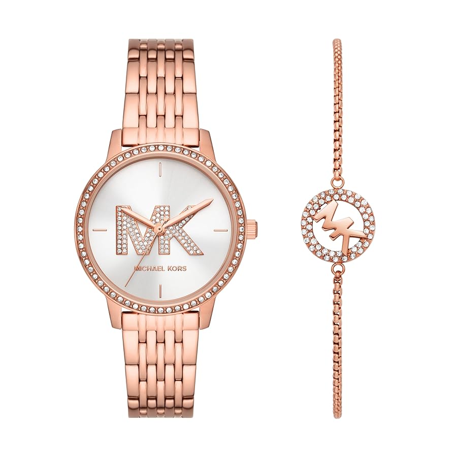 特別価格！Michael Kors Melissa Three-Hand Gold-Tone Watch Michael Kors Women's Melissa Gold Tone Stainless Steel Watch