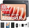 Tablet TABWEE 13.4 pulgadas Android 16 con teclado, 2K 120Hz, 24GB RAM, 256GB | Gemini AI, 2.2GHz Octa-Core, 10000mAh, pantalla IPS, incluye lápiz y mouse 1
