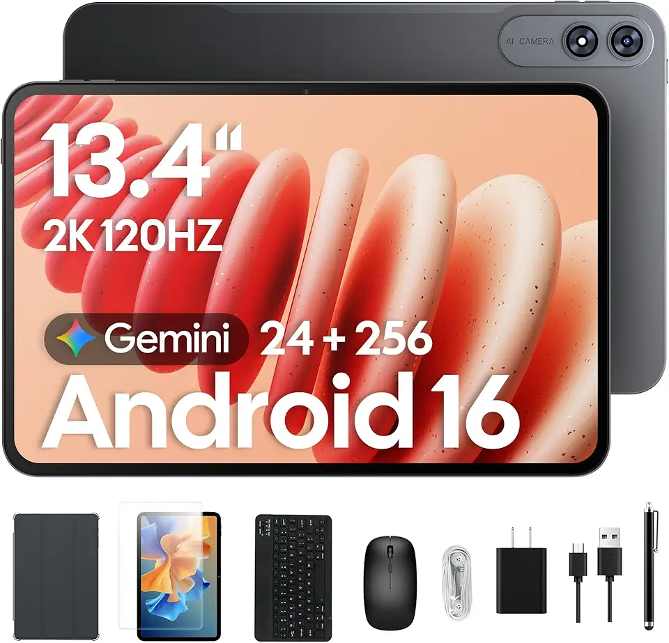 Tablet 2026 Primeiro Tablet Android 16 do mundo com Gemini AIBlue000002
