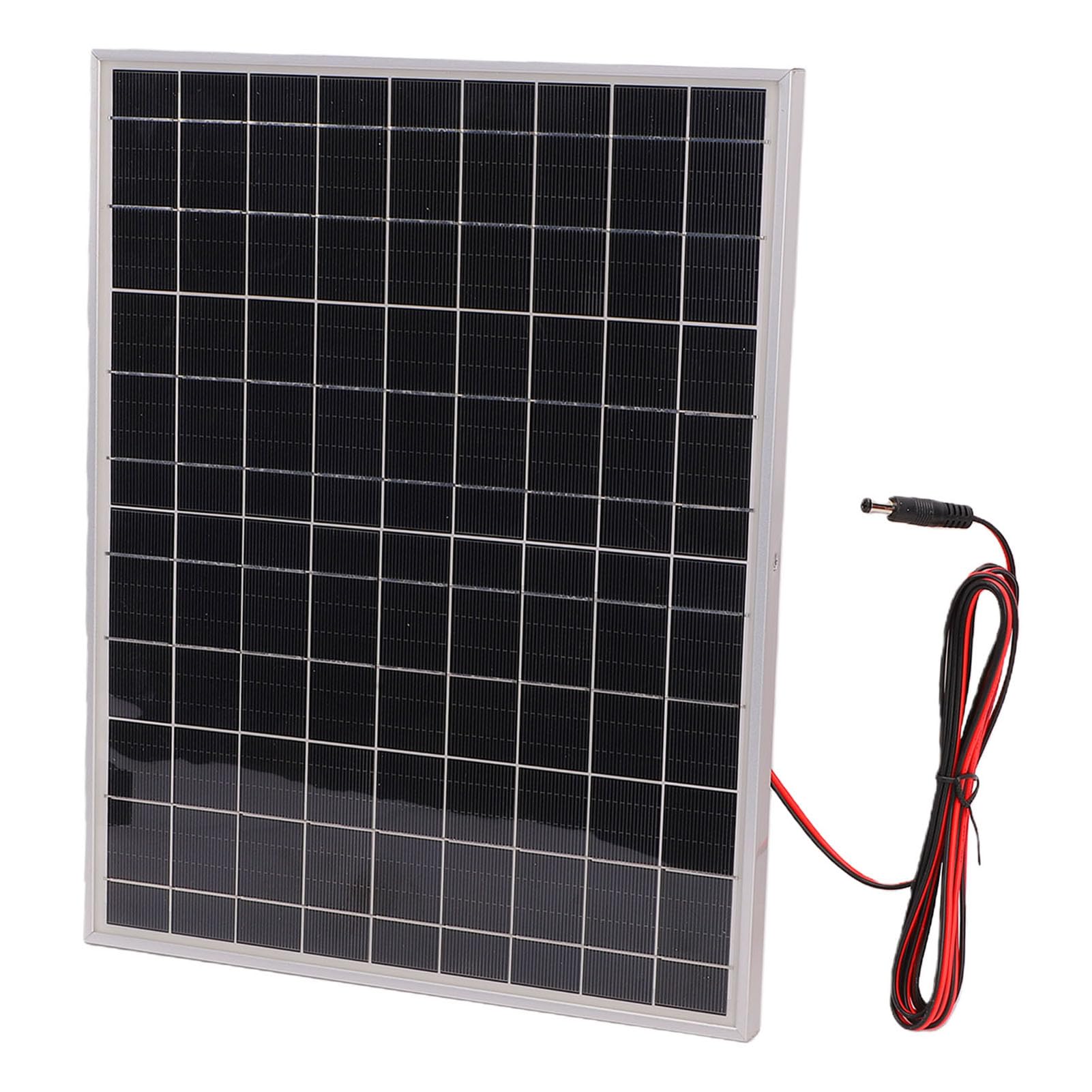 Garosa Kit Pannello Solare 100W con Regolatore, Modulo Fotovoltaico | Telaio in Lega di Alluminio, Alimentazione Off-grid per , Barca e Fattoria