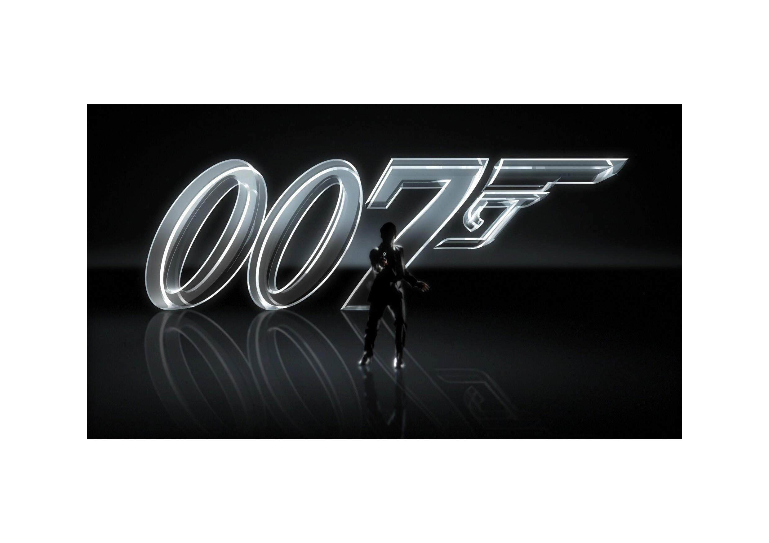 007 Logo A4 Unframed Goldeneye Film Cinema Movie Star Poster Famous James Bond Picture Bedroom Artwork Print Photo Wall Decoration Reprint