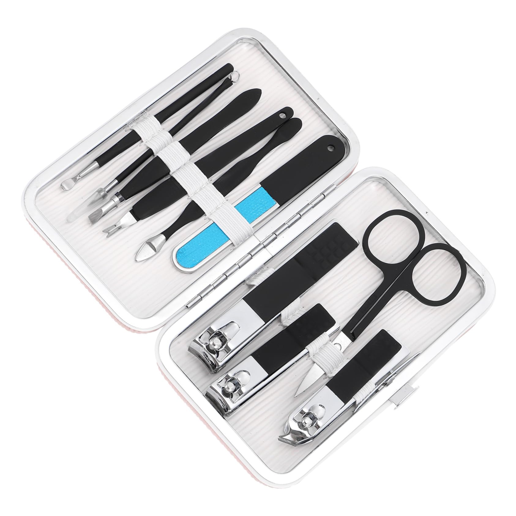 SHERCHPRY Kit Tagliaunghie Da Donna Per Manicure e Pedicure Strumenti Professionali Tagliaunghie Per Cura Delle Unghie Per Viaggi e Uso Quotidiano