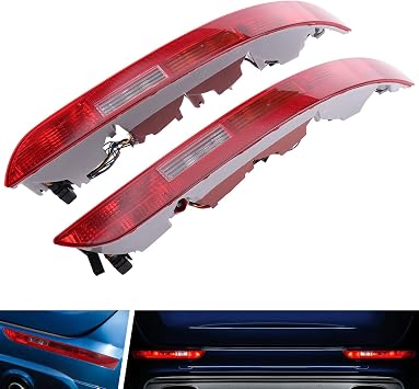 Rear Bumper Taillight Brake Light Fit for Audi Q5 2009-2016 | Tail Light Assembly Reverse Stop Lamp Foglight, 2010 2011 2012 2013 2014 2015
