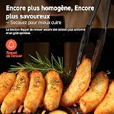 COSORI Air Fryer 6.2L,Avec Fenêtre Visible,Esay Fryer 12-en-1,Technologie RapidAir,Friteuse Sans Huile, Jusqu'à 55% d'Énergie en Moins,Faible Bruit, Rappel de Remuer Écran Tactile LED,Livre de Recette - 7